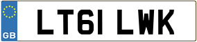 Truck License Plate